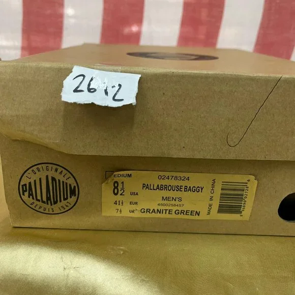 NWB Palladium Pallabrouse Baggy Shoes Sz 8.5